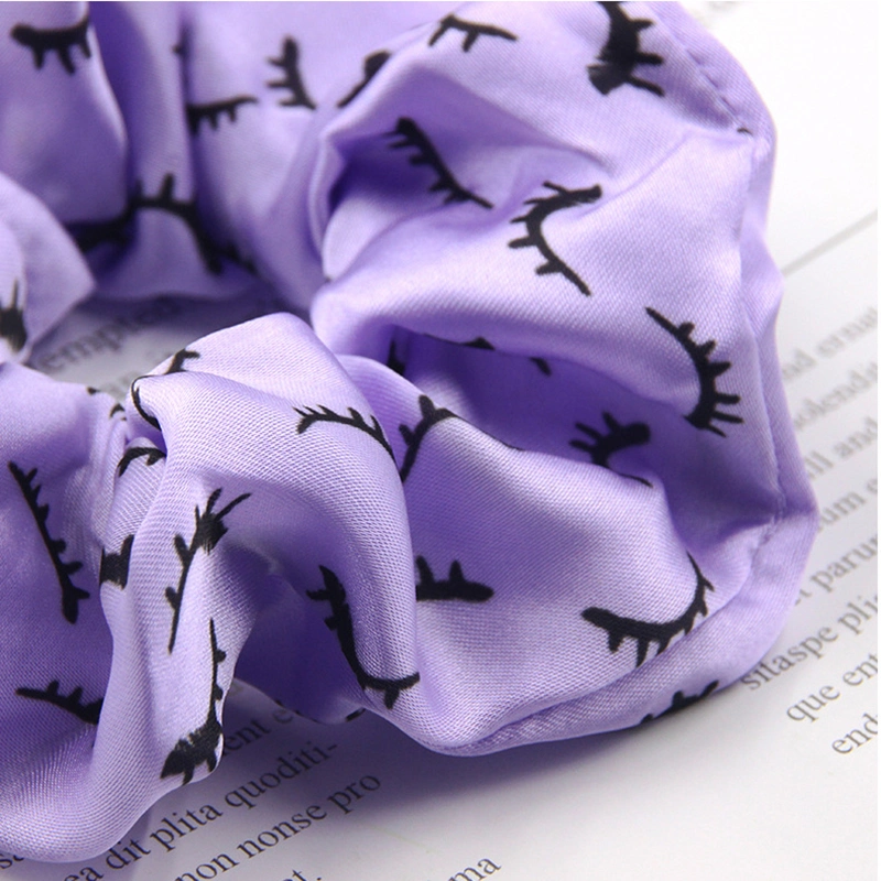 New Arrival Fashion Women Accessory Custom Luxury Satin Elastic Hair Bands