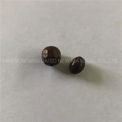 Customized 95% Al2O3 Black Ball Alumina Textile Ceramic Eyelet